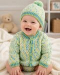Baby Cardigan & Hat Crochet Pattern PDF (1)