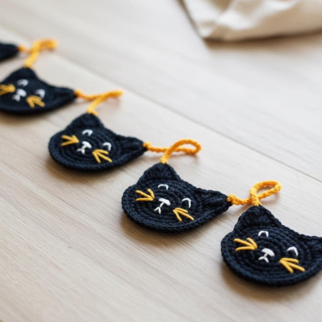 Black Cat Garland Black Cat Garland