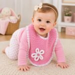 Crochet Blossom Bib
