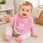 Crochet Blossom Bib