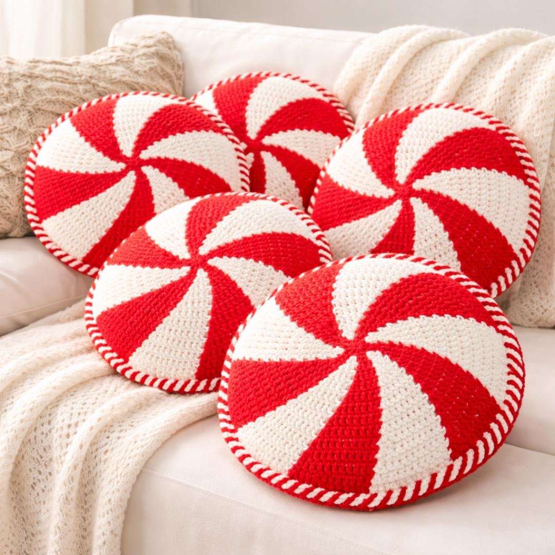 Crochet Pattern Candy Pilllow Decor (3) Crochet Pattern Candy Pilllow Decor (3)