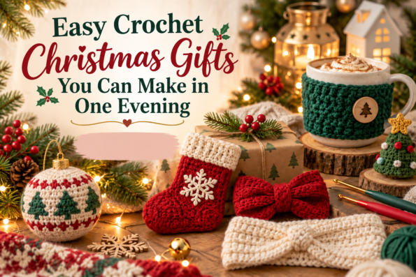 Easy Crochet Christmas Gifts You Can Make in One Evening