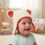 Newborn Kitty Ear Hat Crochet Pattern (1)