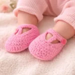 T-Strap Baby Booties Pattern PDF (1)