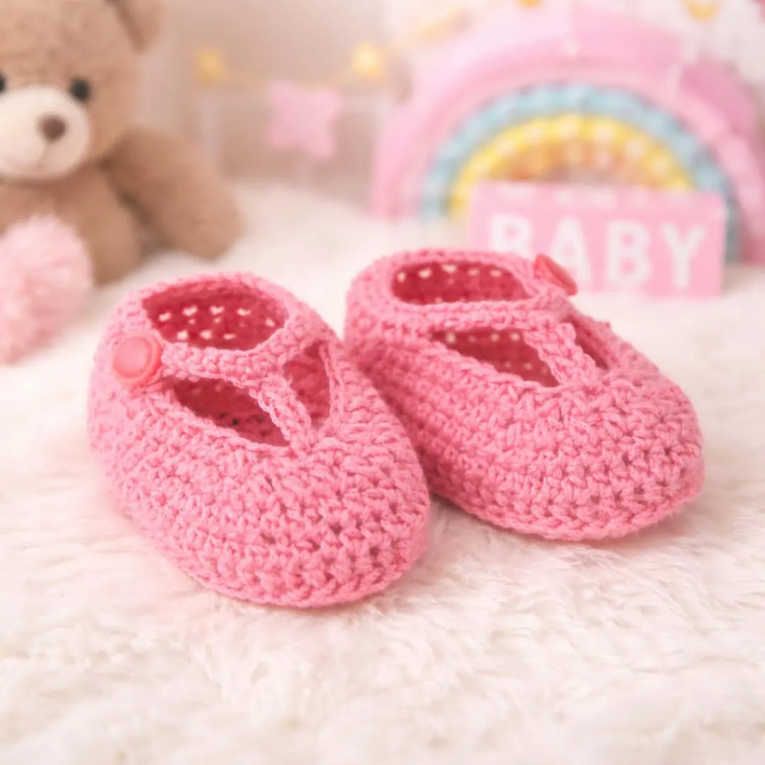 T-Strap Baby Booties Pattern PDF (4) T-Strap Baby Booties Pattern PDF (4)